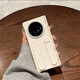 億芯優(yōu)控適用vivoxfold3手機殼純色膚感折疊手機殼vivoxfold3pro中軸鉸鏈全包腕帶支架殼膜一體手機殼男女 【白色】腕帶支架款+殼膜一體高清膜 vivo X Fold3