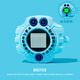 京苑適用于iQOO TWS Air3保護套vivo TWS Air3耳機套 iQOOTWSAir3pro黑色機器人A4耳機殼硅膠軟殼 【夜光-暴龍機】+掛鉤 iQOO TWS Air3
