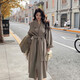 春乏2025春秋季中長(cháng)款美拉德雙面絨毛呢大衣女時(shí)尚小個(gè)子呢子外套女 摩卡色 XS 建議105斤以下