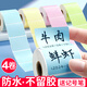 彩色防水防油易撕不留膠標(biāo)簽貼紙自粘空白可撕不干膠口取紙手寫字打印名字姓名貼便利貼便簽紙索引貼分類標(biāo)記 加大混色4卷 共400張 送記號(hào)筆