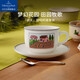 唯寶（Villeroy Boch）田園納夫咖啡杯套裝陶瓷杯 精致下午茶杯水杯情侶杯子禮盒裝200ml