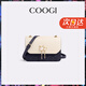 COOGI包包女包輕奢品牌女士單肩包女斜挎包女情人節(jié)生日禮物送女友老婆 深藍(lán)色