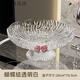 FANCYCHIC輕奢瀝水籃2025新款水果盤(pán)客廳茶幾家用高 蝴蝶結果盤(pán)【透明白】大容量/可