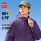 名創(chuàng)優(yōu)品（MINISO）防曬衣男夏季戶外騎行upf50+防紫外線冰絲薄款防曬服 極光紫 L