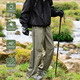 FOG SKY褲子男春季登山直筒拉鏈褲男女戶外沖鋒直筒褲男工裝褲長褲男 IZEXX-iz-80279橄欖綠 L （建議140-160斤）