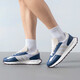 阿迪達斯（adidas）官方網(wǎng)艦店男鞋女鞋 春新款運動鞋三葉草復古輕便跑步鞋休閑鞋 IE3913/淺灰藍 42