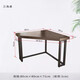 簡(jiǎn)約現(xiàn)代實(shí)木轉(zhuǎn)角拐角三角型墻角小戶(hù)型電腦桌書(shū)桌家用辦公桌椅子 三角80*80*75 厚3cm
