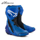 Alpinestars Supertech R a星摩托車(chē)騎行靴賽道靴機車(chē)靴透氣比賽防摔騎行鞋靴 藍黑713透氣版 43