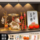 TaTanice招財(cái)貓擺件鑰匙置物架托盤玄關(guān)擺件創(chuàng)意裝飾品喬遷之喜搬家禮物 大肚貓+收納架