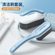 正妙鞋刷子刷鞋神器家用洗鞋刷子洗衣刷子清潔刷軟毛刷鞋刷子不傷鞋衣 【軟毛升級】海島藍 鞋刷+洗衣刷