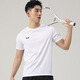 安德瑪（Under Armour）速干運動(dòng)T恤男休閑百搭短袖跑步訓練籃球服隊服健身圓領(lǐng)短袖球衣 25500512-100白色 L (建議173-177cm/140-160斤）