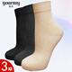 寓美薄款精棉松口情侶襪2479 男女春秋寬口防勒簡(jiǎn)約純色吸汗透氣商務(wù) 三各1 /女22-24cm/ 3雙
