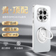 魯深OPPO A5支點(diǎn)支架360旋轉OPPO A5Pro磁吸手機殼PKP110保護套A5活力版鏡頭防摔膚感隱形支架新元素 優(yōu)雅銀 OPPO A5活力版 新元素360旋轉支架殼【配保護膜】