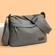 睿昂三層包包女牛津布防水斜挎包女神節女士單肩包多隔層旅休閑小背包 灰色