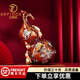 紀(jì)梵蒂 GEFIODEY彩銅多子福祿葫蘆擺件家居玄關(guān)裝飾品客廳玄關(guān)辦公室桌面工藝品 金色福祿葫蘆（小號(hào)）
