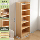 卓禾實(shí)木書(shū)架置物架落地一體靠墻轉角儲物柜簡(jiǎn)易貨架學(xué)生桌邊松木書(shū)柜 【全松木板】六層50寬*166高