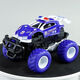 CII回力小汽車(chē)玩具男孩慣性車(chē)類(lèi)大輪怪獸警車(chē)寶寶巴士救援隊卡車(chē)四驅 慣性變形警車(chē)-藍色