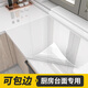 禾羽透明廚房防油貼紙?jiān)钆_(tái)臺(tái)面耐高溫灶臺(tái)巖板貼膜石英石大理石保護(hù)膜 透明加厚PVC防油軟膜【可包邊】 80厘米*10米【送工具】