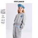 MiniPeace太平鳥童裝女童套裝FBFCF1241 冰川灰 140cm