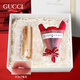 古馳（GUCCI）520情人節(jié)禮物gucci口紅禮盒套裝生日禮物女生送女友老婆閨蜜 絨霧217啞光#瓦萊麗婭玫瑰