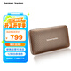 哈曼卡頓（Harman Kardon）Esquire Mini2 便攜藍牙超薄HIFI音箱 戶(hù)外低音炮免提通話(huà)會(huì )議音響 棕色