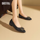 大東淺口鞋2026年春季新款女鞋時(shí)尚優(yōu)雅平底尖頭通勤風(fēng)單鞋3081