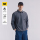 CAT卡特襯衫男士戶(hù)外半開(kāi)領(lǐng)防水防曬POLO衫襯衣25新品CO1SHW29881 灰色 L