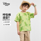 迪士尼（DISNEY）男童時尚針織卡通短袖T恤六一兒童節(jié)半袖上衣25夏DB421BE08綠130