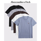 ABERCROMBIE & FITCH男裝25夏季新款5件組合套裝經(jīng)典小麋鹿重磅短袖T恤KI124-5045 灰色多色 M (180/100A)