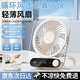 園洲綠桌面小型電風(fēng)扇家用臺式小電扇戶外露營落地冷風(fēng)扇辦公桌臥室廚房空氣循環(huán)扇便攜式夏天降溫神器 【簡約白】透明升級款+簡約輕薄+199檔超強(qiáng)大風(fēng)力