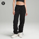 lululemon丨Dance Studio 女士寬松剪裁中腰工裝褲 拒水 LW5GOEA 黑色 M
