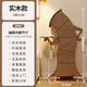 愛上黃昏五斗柜實木中古收納柜客廳叉腰斗柜創(chuàng)意兔子儲物柜臥室柜子 左叉腰斗柜-胡桃色 整裝發(fā)