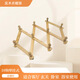 批發(fā)掛衣架可伸縮原木衣架門(mén)后墻壁木質(zhì)掛鉤衣帽架鉤原木制折疊 普通伸縮衣架10鉤【裝】 1個(gè)