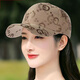 抖芊  帽子女夏天新款遮陽(yáng)防曬時(shí)尚棒球帽女士鴨舌帽春秋四季通用女薄 卡其色 均碼 55-58頭圍可調節