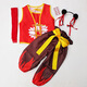 FMZXG哪咤兒童六一服裝哪吒衣服萬(wàn)圣節(jié)幼兒園舞蹈道具全套兵器 哪吒服裝【不含兵器】 130 cm