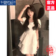 莫代爾法式連衣裙女2025夏季新款時尚氣質蝴蝶結設計感收腰顯瘦短裙 白色 M