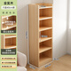 卓禾實(shí)木書(shū)架置物架落地一體靠墻轉角儲物柜簡(jiǎn)易貨架學(xué)生桌邊松木書(shū)柜 【全松木板】六層40寬*166高