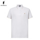 POLOWALK短袖POLO衫男夏季新款商務(wù)休閑翻領(lǐng)polo衫保羅上衣衣服男裝 白色 2XL