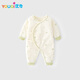 優(yōu)奇新生兒連體衣嬰兒無(wú)骨哈衣春秋初生和尚服爬服男女寶寶內衣服