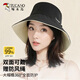 啄木鳥(niǎo)防曬帽女士夏季戶外遮陽(yáng)帽太陽(yáng)帽雙面戴漁夫帽遮臉?lè)雷贤饩€帽子女