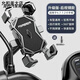 自行車(chē)手機支架騎行導航電瓶車(chē)外賣(mài)支架電動(dòng)車(chē)防震加厚騎行手機架 穩固黑后視鏡款1秒拿取/四角鎖