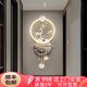 凡展 玄關裝飾畫輕奢現代高檔led燈壁畫走廊過道盡頭寓意好的立體掛畫 前途高升-A 寬50x高106cm-適合寬0.8米以下墻 遙控開關+接線款·接220V家用電