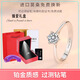 D色正品莫桑石PT950鉑金鉆戒情侶六爪結婚求婚戒指生日禮物送女友 輕奢款1克拉D色莫桑鉆戒 活口可調節大小