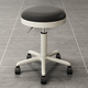 柏蘭莎美容院專(zhuān)用凳子旋轉升降滑輪大工椅滑輪美發(fā)美甲理發(fā)店家用圓椅子 黑色-單圈白爪黑輪 46*46*47-64cm升降高度