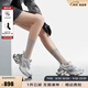 CHERY KALLY【戚薇同款】銀色老爹鞋女2025新款春夏透氣厚底增高運動(dòng)休閑女鞋 銀色 Silvery-少量現貨 先拍先發(fā) 37