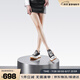 CHERY KALLY增高厚底板鞋女2025春夏新款百搭休閑帆布鞋 xb3069 黑色 37