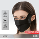 夏秦防曬口罩真絲防紫外線女輕薄口罩女春夏開車神器桑蠶絲臉罩 【極夜黑】真絲防曬口罩 經(jīng)典款