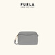 芙拉（FURLA）【禮物】GEA牛皮迷你簡(jiǎn)約小包包女士休閑百搭單肩斜挎包 灰色