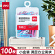 得力(deli)29mm彩色回形針 3#金屬曲別針 辦公室文具用品 資料收納整理用品 100枚/盒 0024