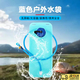 何佳功戶外自行車騎行水袋登山野營運動TPU環(huán)保水袋帶吸管音樂節(jié)儲水袋 戶外水袋【藍色/2L】